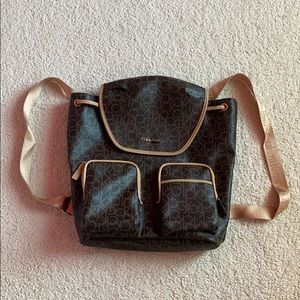 Calvin Klein Laptop Monogram Backpack